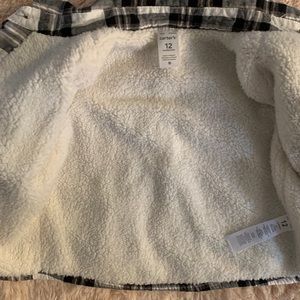 Carter's Jackets & Coats - Carters plaid/Sherpa jacket Carter's Jackets & Coats - Carters plaid/Sherpa jacket